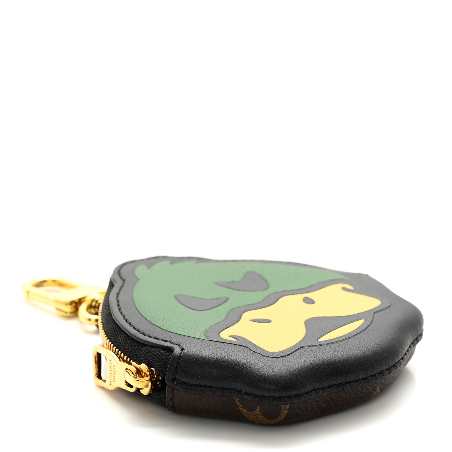 Louis Vuitton X NIGO Monogram Duck Coin Card Holder Black 4 of 9