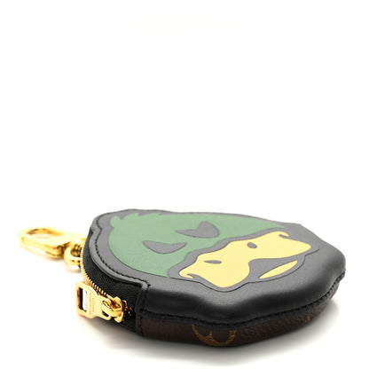Louis Vuitton X NIGO Monogram Duck Coin Card Holder Black 4 of 9