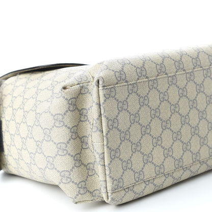 Gucci GG Plus Monogram Messenger Diaper Bag Ecru Grigio 6 of 9