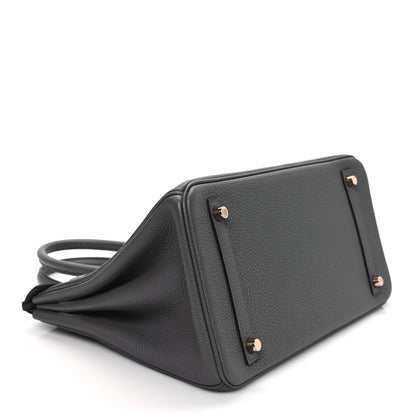 Hermes Togo BIRKIN 30 Etain 4 of 11