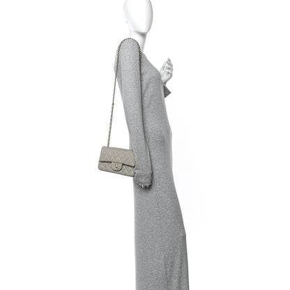 Chanel Lambskin Quilted Mini Rectangular Flap Grey 2 of 13