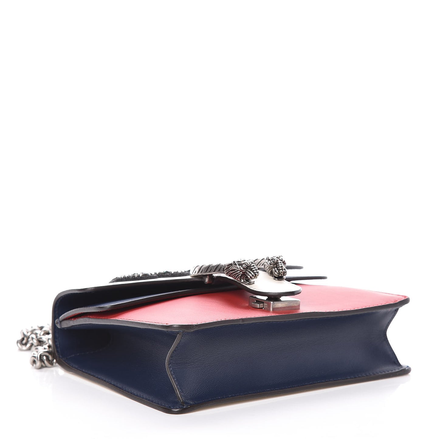 Calfskin Crystal Snake Embroidered Mini Dionysus Shoulder Bag Mystic White Hibiscus Red Blue Agata