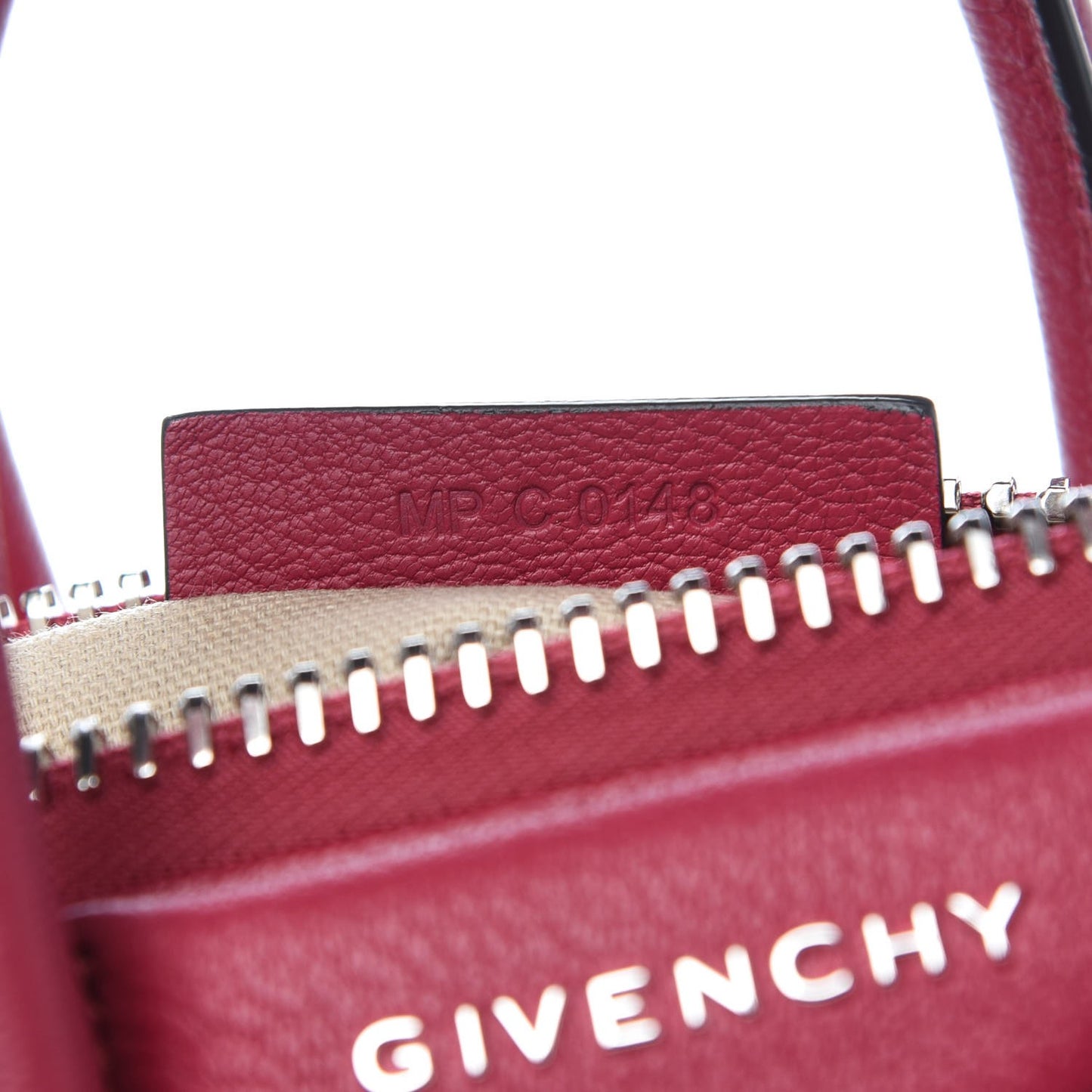 Sugar Goatskin Mini Antigona Fig Pink