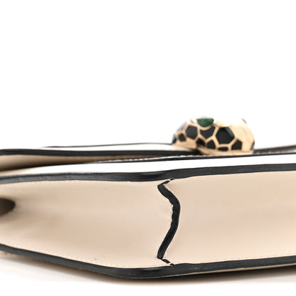 Bulgari Calfskin Small Serpenti Forever Crossbody Bag White Agate 9 of 13