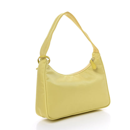 Prada Tessuto Nylon Saffiano Mini Re-Edition 2000 Bag Ananas 3 of 13