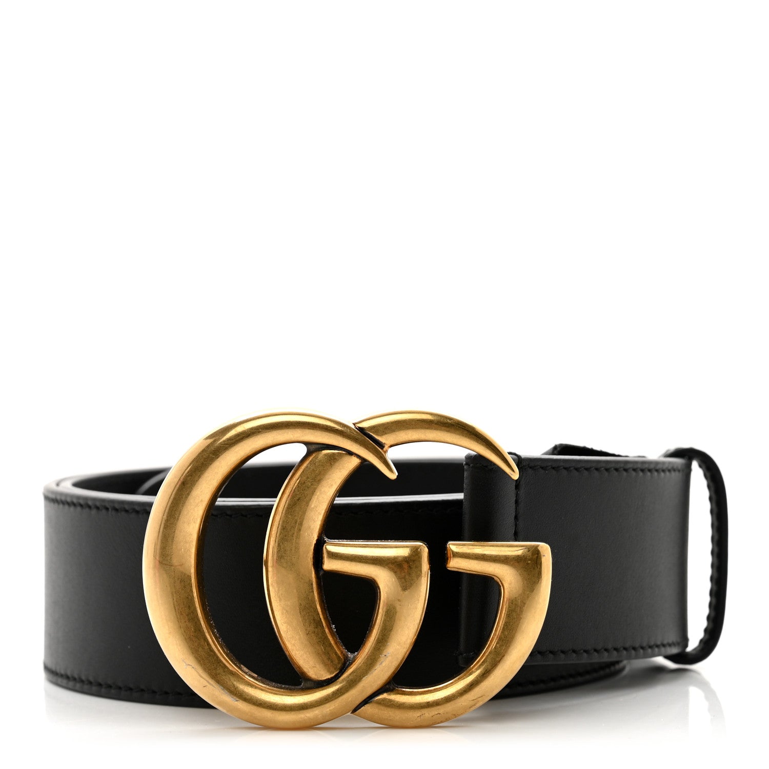 Gucci Calfskin Double G 40mm Belt 85 34 Black 1 of 6