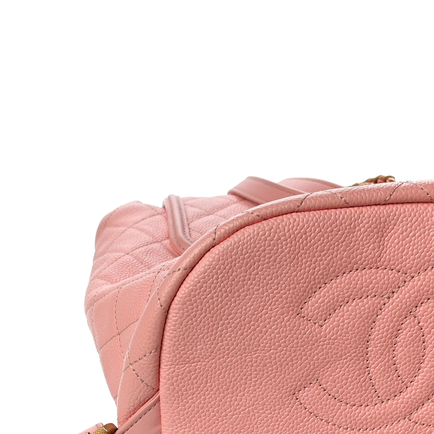 Caviar Quilted Filigree Backpack Pink