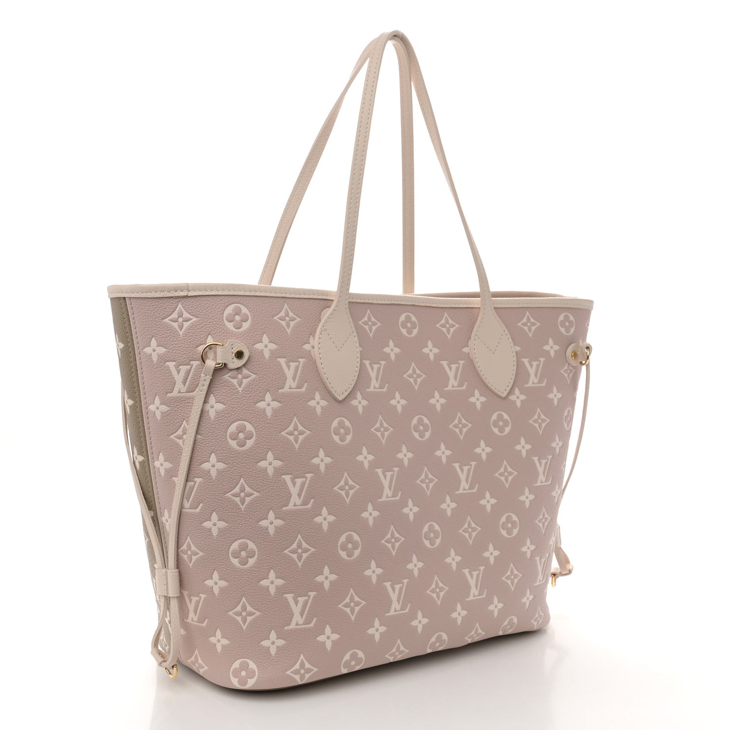 Empreinte Monogram Spring In The City Neverfull MM Kaki Beige Cream