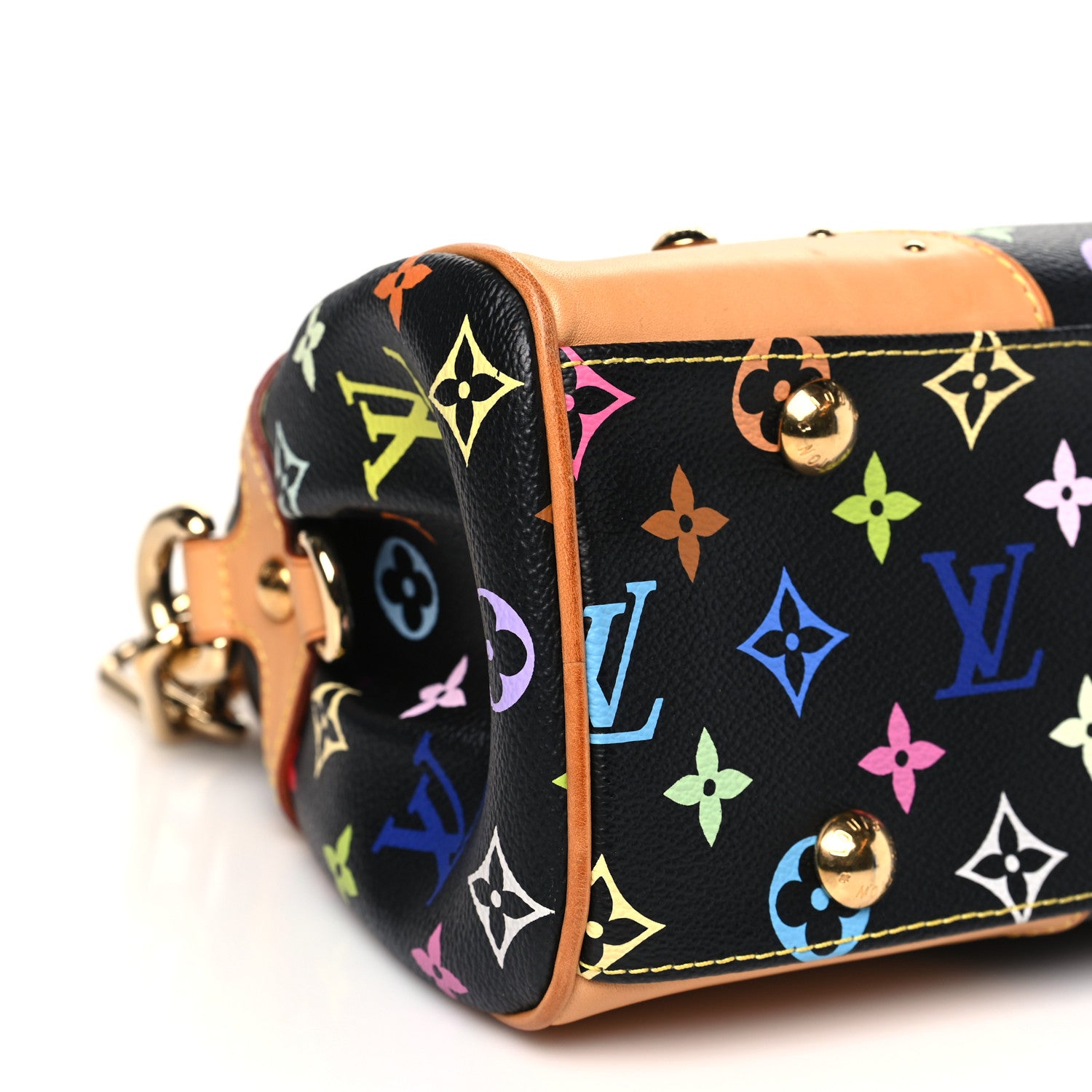 Louis Vuitton Monogram Multicolor Beverly MM Black 8 of 10