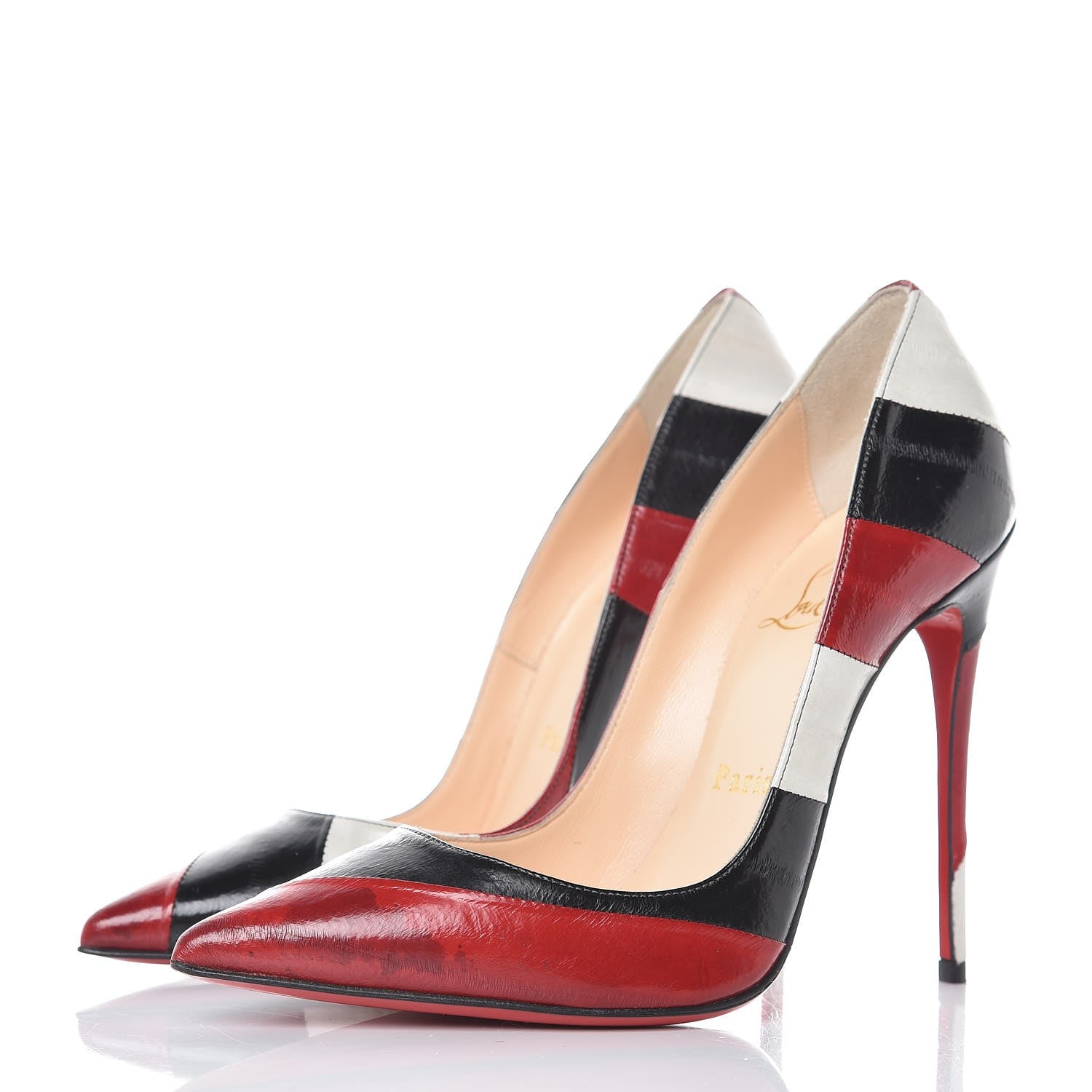 Christian Louboutin Eel Trescolor So Kate 120 Pumps 35.5 Multicolor 3 of 8