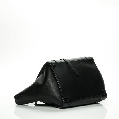 Celine Supple Calfskin Medium Phantom Luggage Black 4 of 7