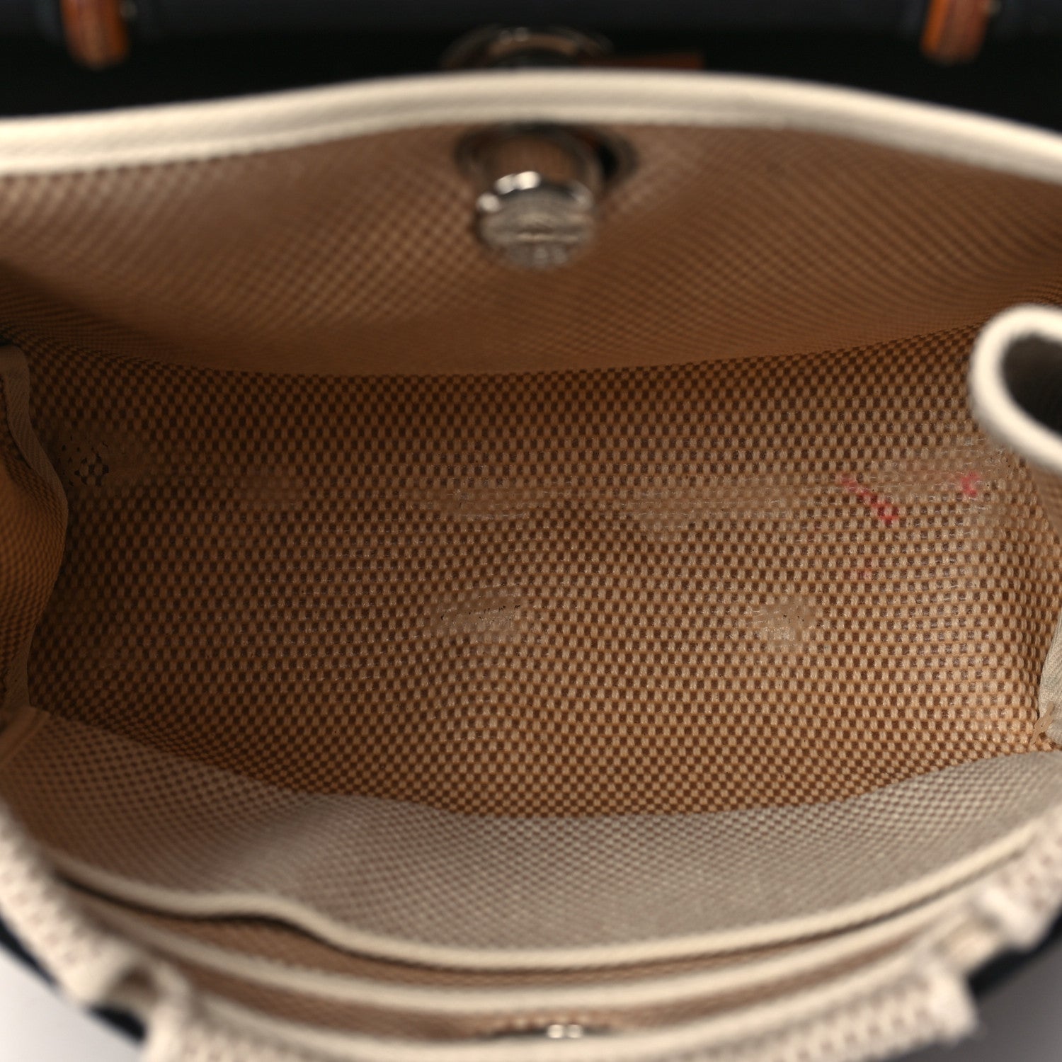 Hermes Toile Vache Hunter Herbag Zip PM 31 Black Natural 8 of 16