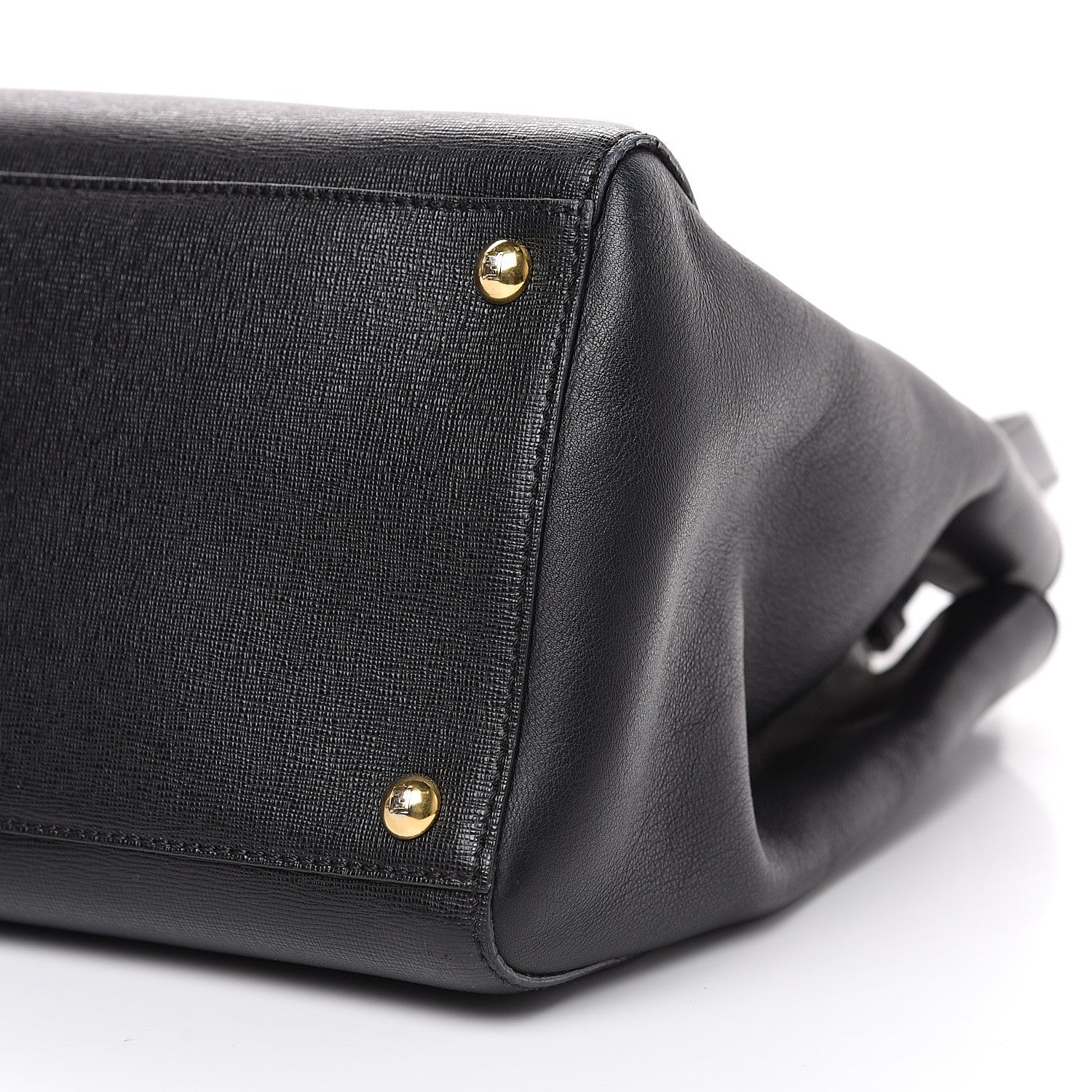 Fendi Vitello Elite Regular 2Jours Tote Black 10 of 12