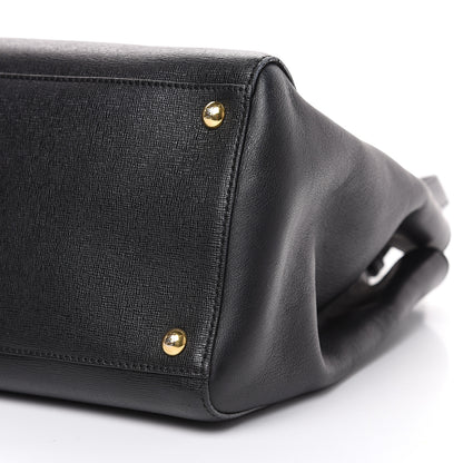 Fendi Vitello Elite Regular 2Jours Tote Black 10 of 12