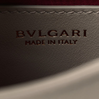 Bulgari Urban Grain Smooth Calfskin Mini Serpenti Ellipse Crossbody Bag Foggy Opal 6 of 11