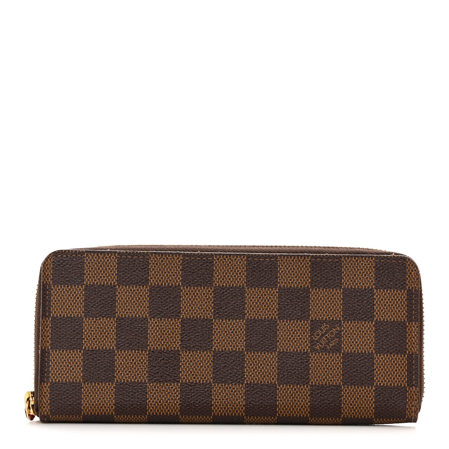 Louis Vuitton LOUIS VUITTON Damier Ebene Clemence Wallet Cherry 1 of 8