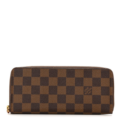 Louis Vuitton LOUIS VUITTON Damier Ebene Clemence Wallet Cherry 1 of 8