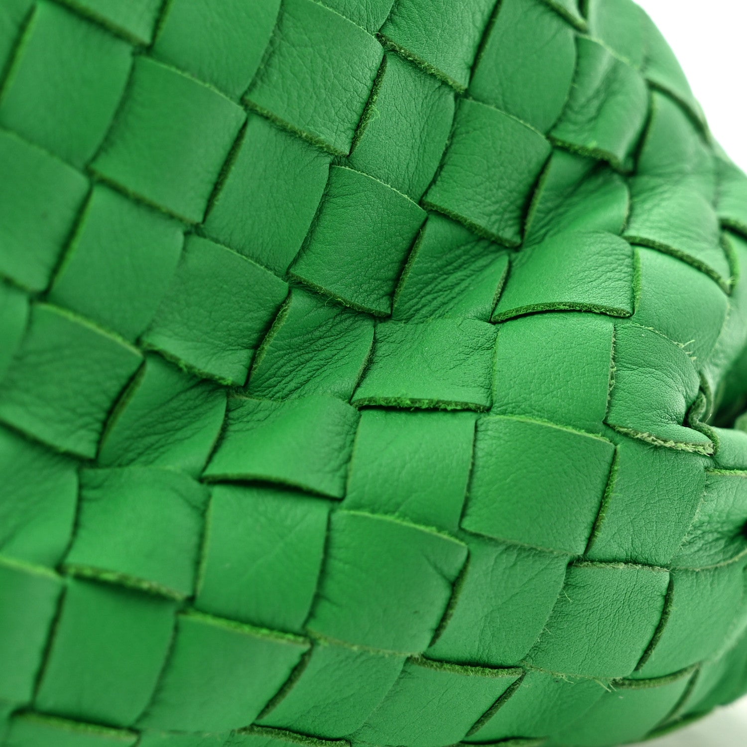 Bottega Veneta Nappa Maxi Intrecciato The Pouch Oversized Clutch Parakeet 14 of 14