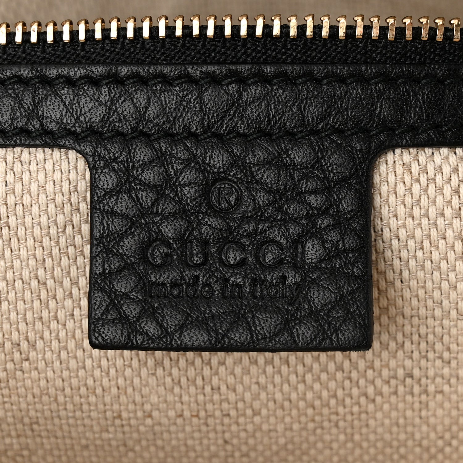 Gucci Pebbled Calfskin Small Soho Bowler Black 6 of 10