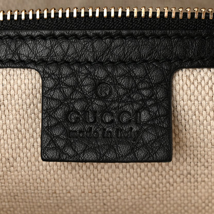 Gucci Pebbled Calfskin Small Soho Bowler Black 6 of 10