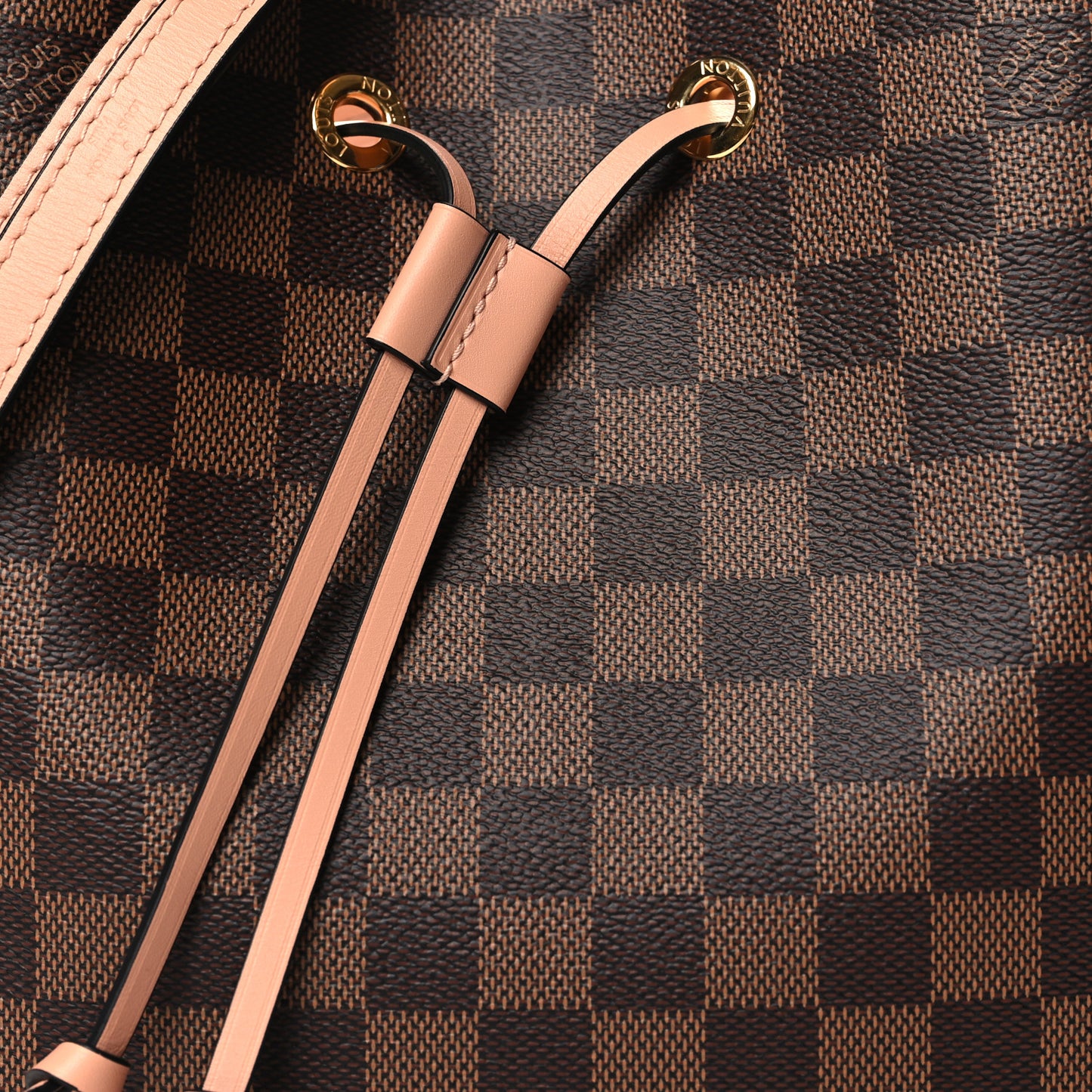 Damier Ebene Neonoe MM Venus Pink