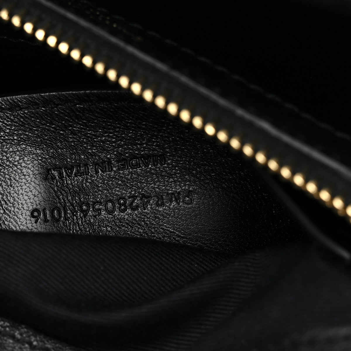 Saint Laurent Sheepskin Matelasse Chevron Monogram Medium College Bag Black 7 of 11