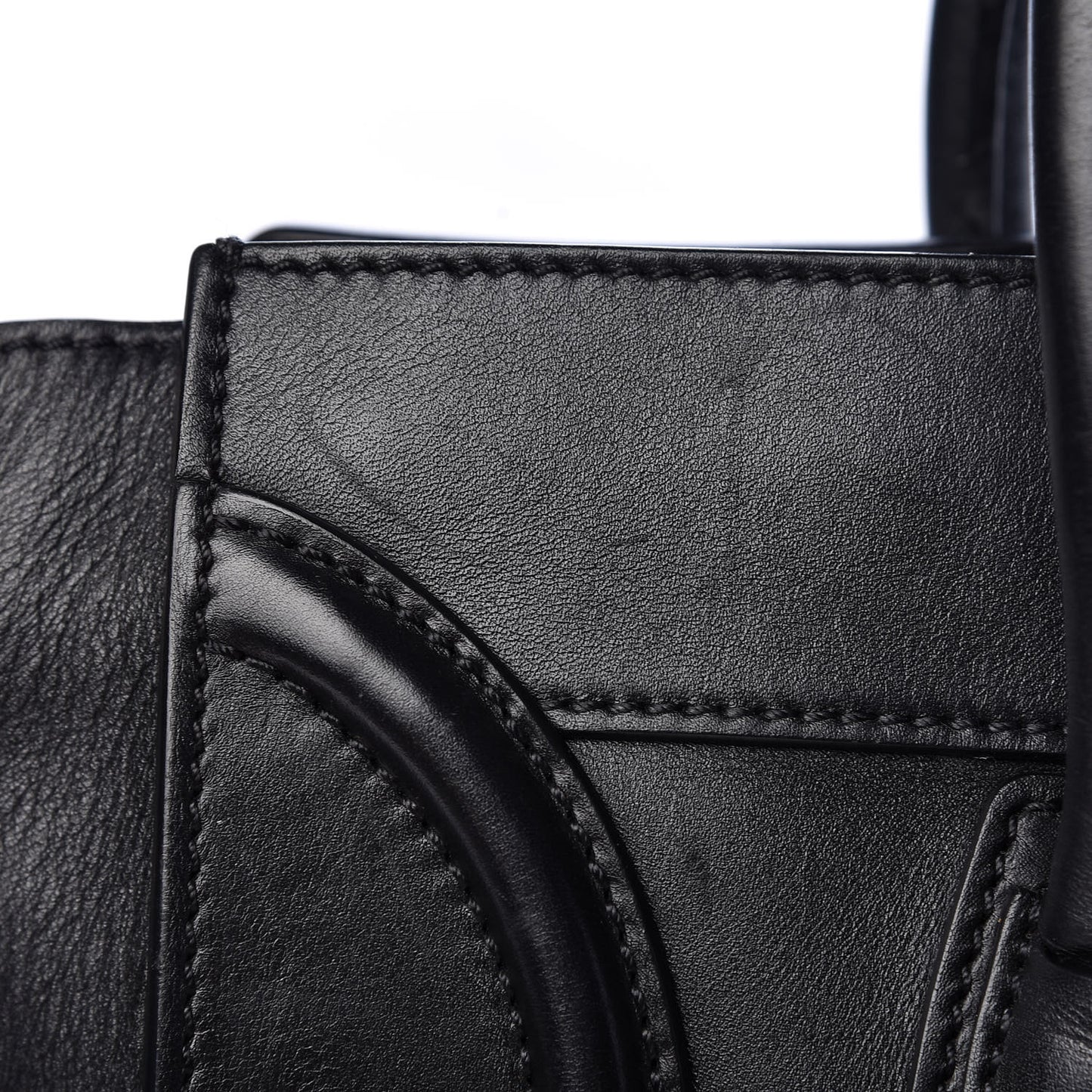 Smooth Calfskin Mini Luggage Black