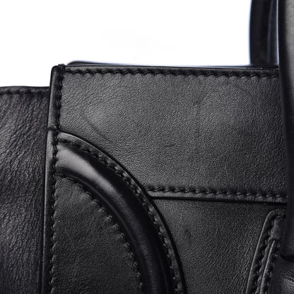 Celine Smooth Calfskin Mini Luggage Black 19 of 33