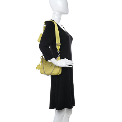 Prada Nylon Saffiano Re-Edition 2005 Shoulder Bag Ananas 2 of 13
