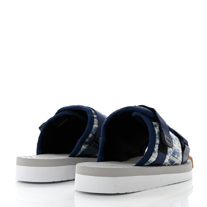 Christian Dior Oblique Denim Mens Alpha Sandals 40 Blue 4 of 10