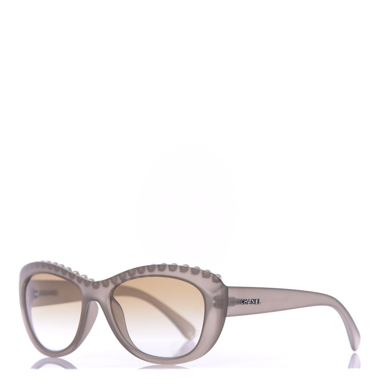 Freshwater Cultured Pearl Butterfly Sunglasses 6038 H Taupe
