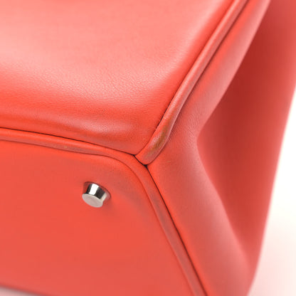 Christian Dior Smooth Calfskin Mini Diorissimo Tote Orange Light Blue 6 of 8