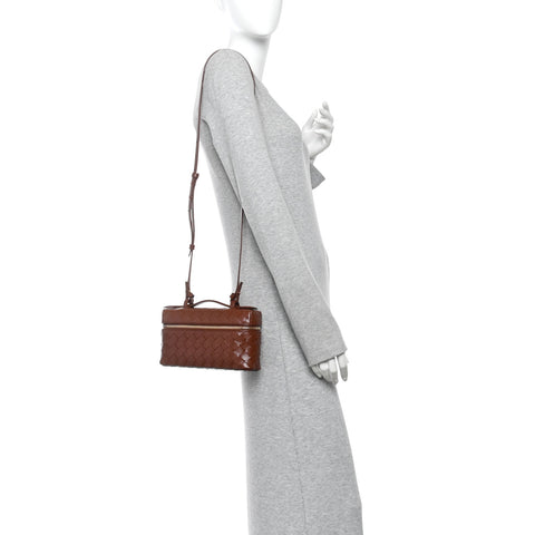 Nappa Intrecciato Bang Bang Vanity Case Sapele