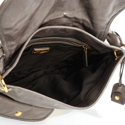 Miu Miu Nappa Matelasse Coffer Hobo Fumo 6 of 9