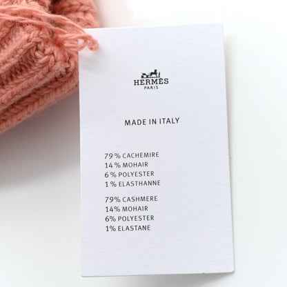 Hermes Cashmere Filipa Mittens M Rose Quartz 4 of 4