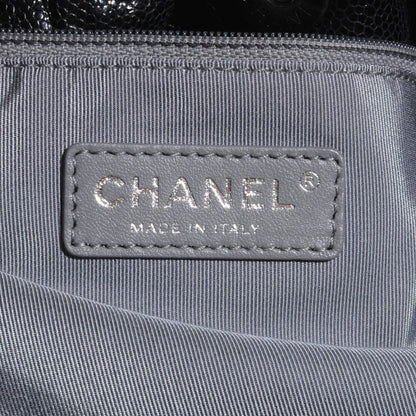 Chanel Caviar Quilted Large Elastic Tote Black 6 of 7