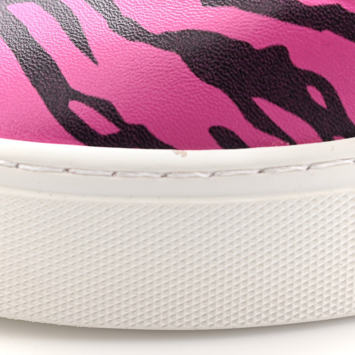 Nappa Zebra Venice Sneakers 40 Fuchsia Black
