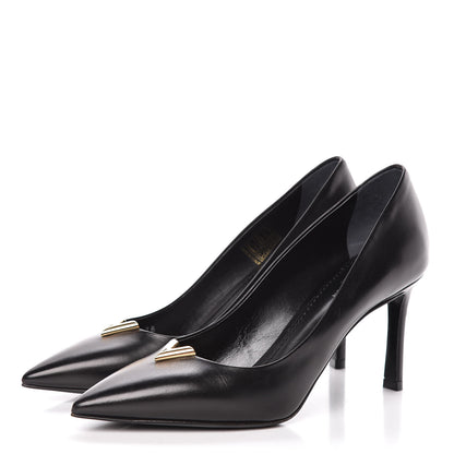 Louis Vuitton Calfskin Heartbreaker Pumps 36 Black 3 of 13