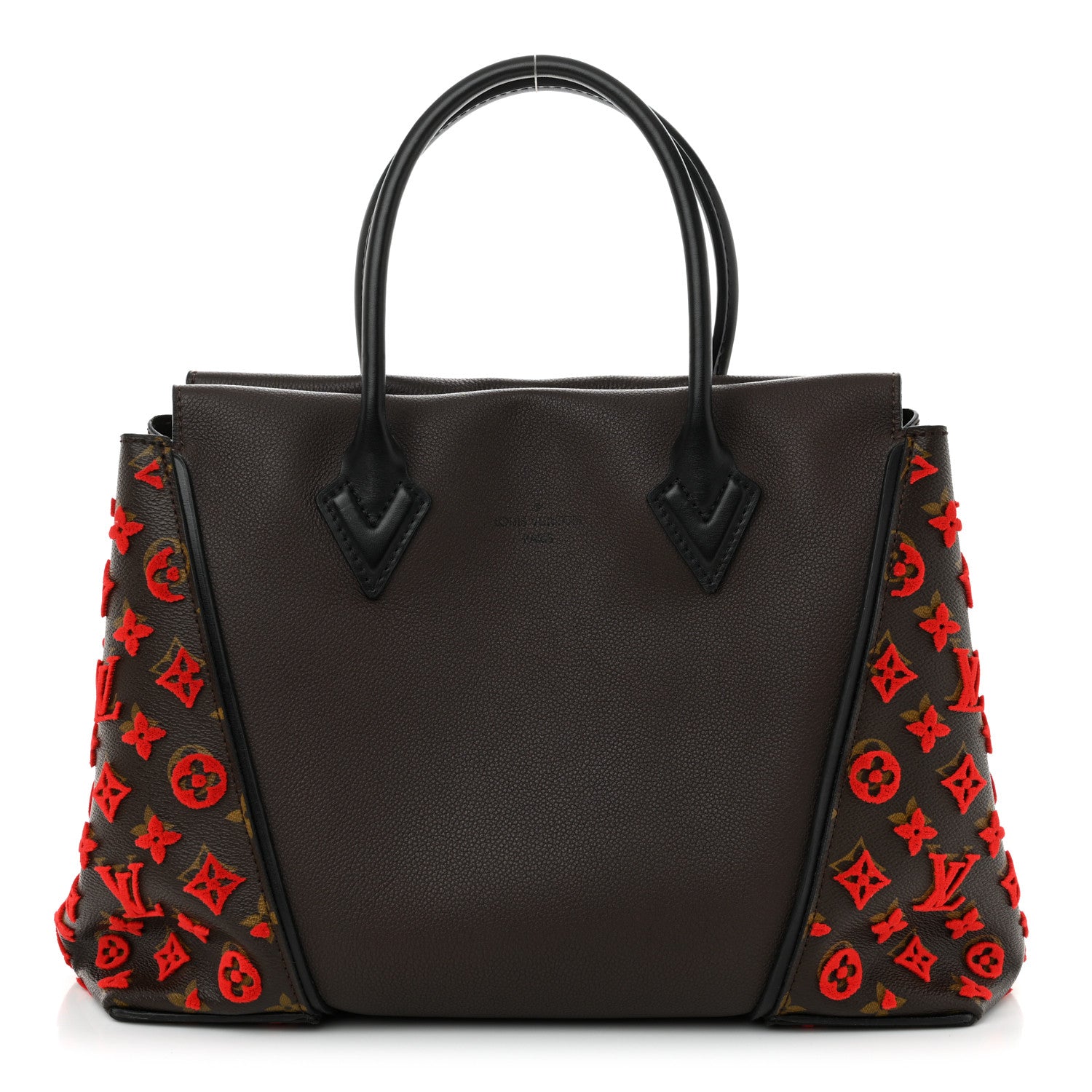Louis Vuitton Veau Cachemire Tote W PM Chocolate 1 of 11