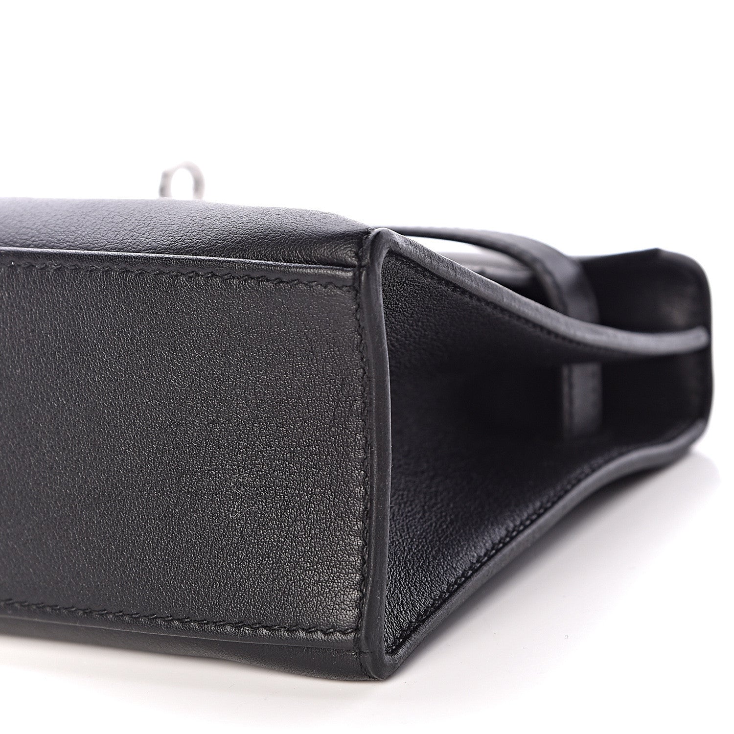 Hermes Swift Kelly Pochette Clutch Black 9 of 9