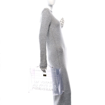 Hermes Vinyl Souvenir De L'Exposition Kelly Transparent 2 of 10