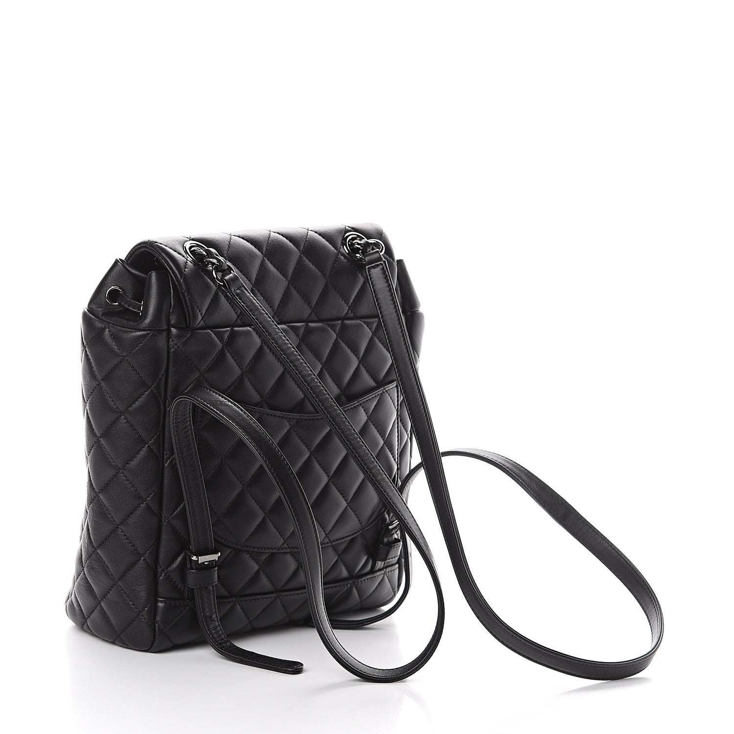 Chanel Lambskin Quilted Small Urban Spirit Backpack Black 2 of 9