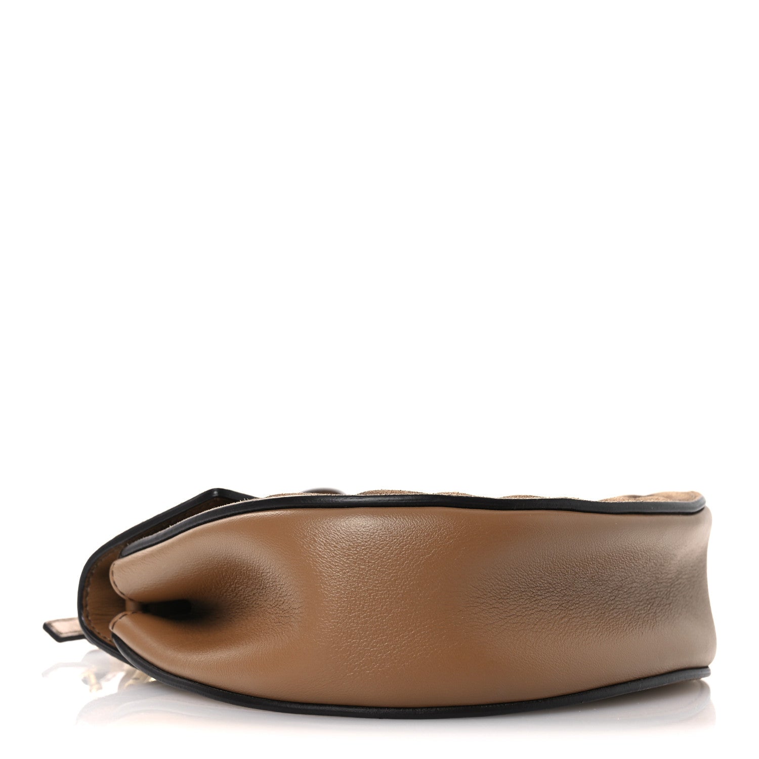 Chloe Suede Calfskin Quilted Drew Bijou Shoulder Bag Nut 4 of 13