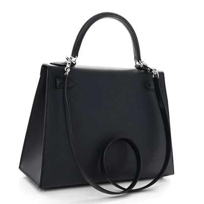 Hermes Epsom Kelly Sellier 28 Bleu Indigo 3 of 10