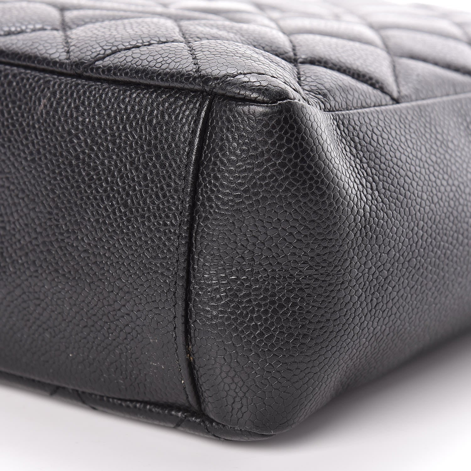 Chanel Caviar Quilted Petit Shopping Tote PST Black 11 of 13