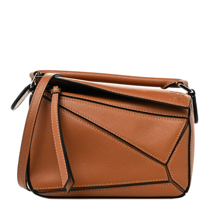 Loewe Calfskin Mini Puzzle Bag Tan 1 of 10
