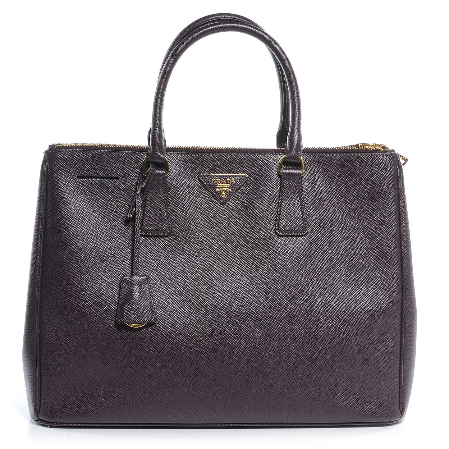 Saffiano Lux Large Tote Bordeaux