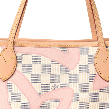 Louis Vuitton Damier Azur Tahitienne Neverfull MM 11 of 11