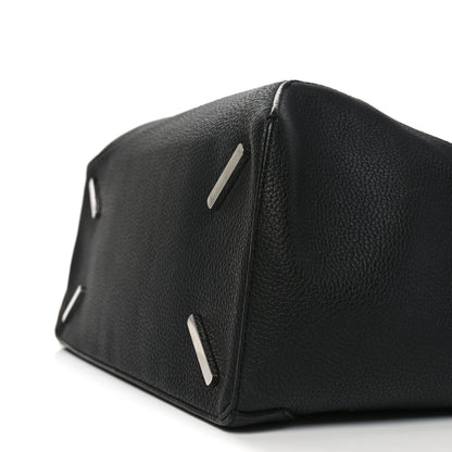 Loewe Grained Calfskin Large Puzzle Bag Black 9 of 9