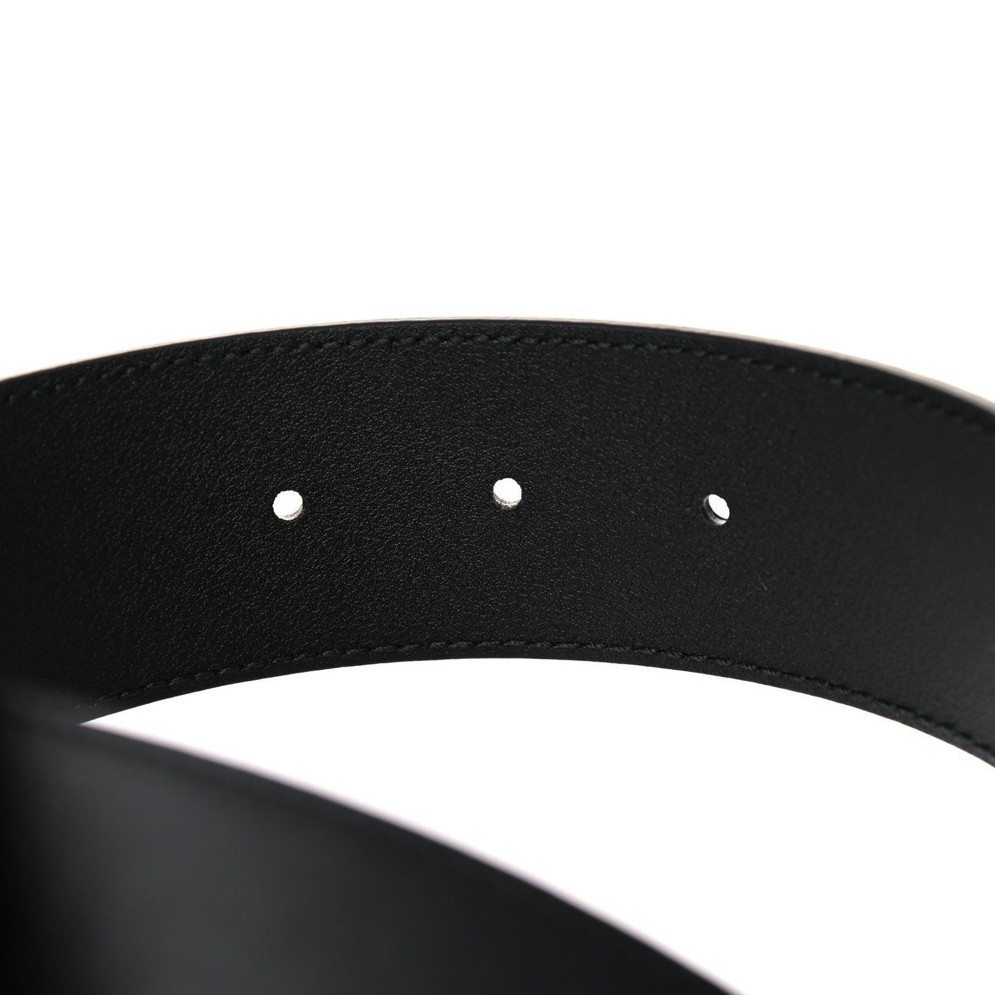 Calfskin Ceramic Glass Double G 40mm Belt 90 36 Black Multicolor